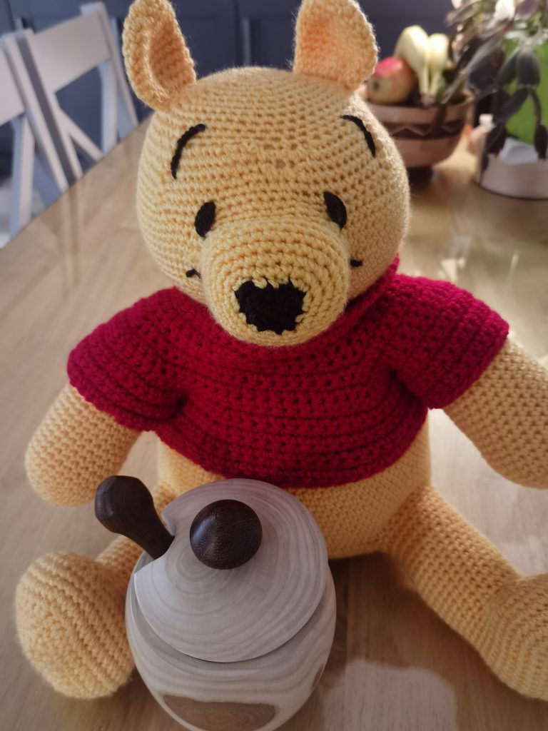 Pooh with honey pot