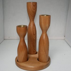 Elm candlesticks