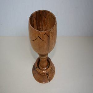 Goblet in spalted beech