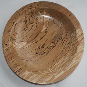 platter spalted beech