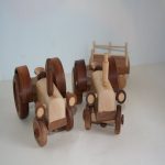 wooden tractors