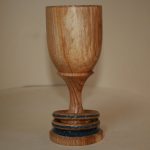 Elm wood goblet