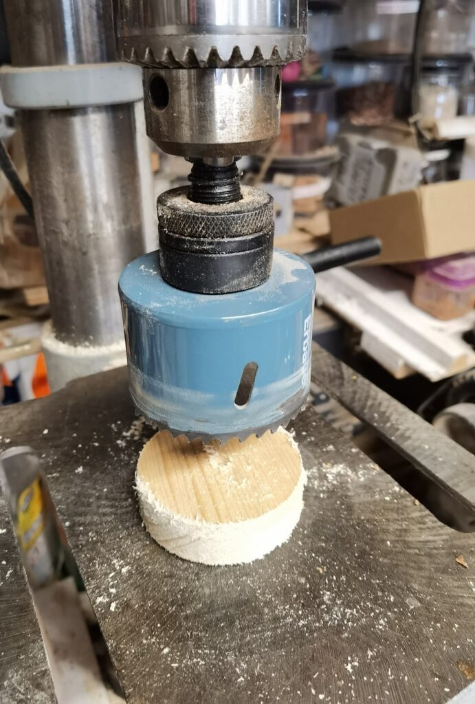 Cutting wood wheels